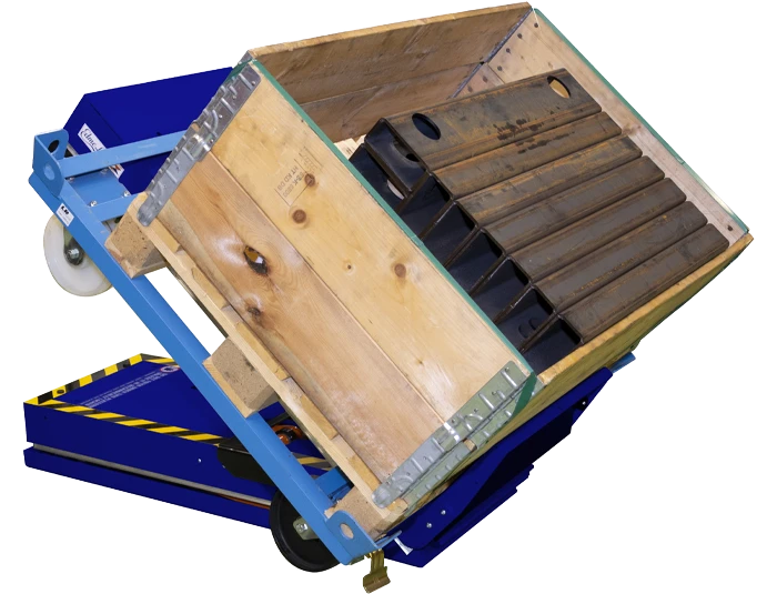 Table élévatrice basculante pour rolls 1200 kg 2