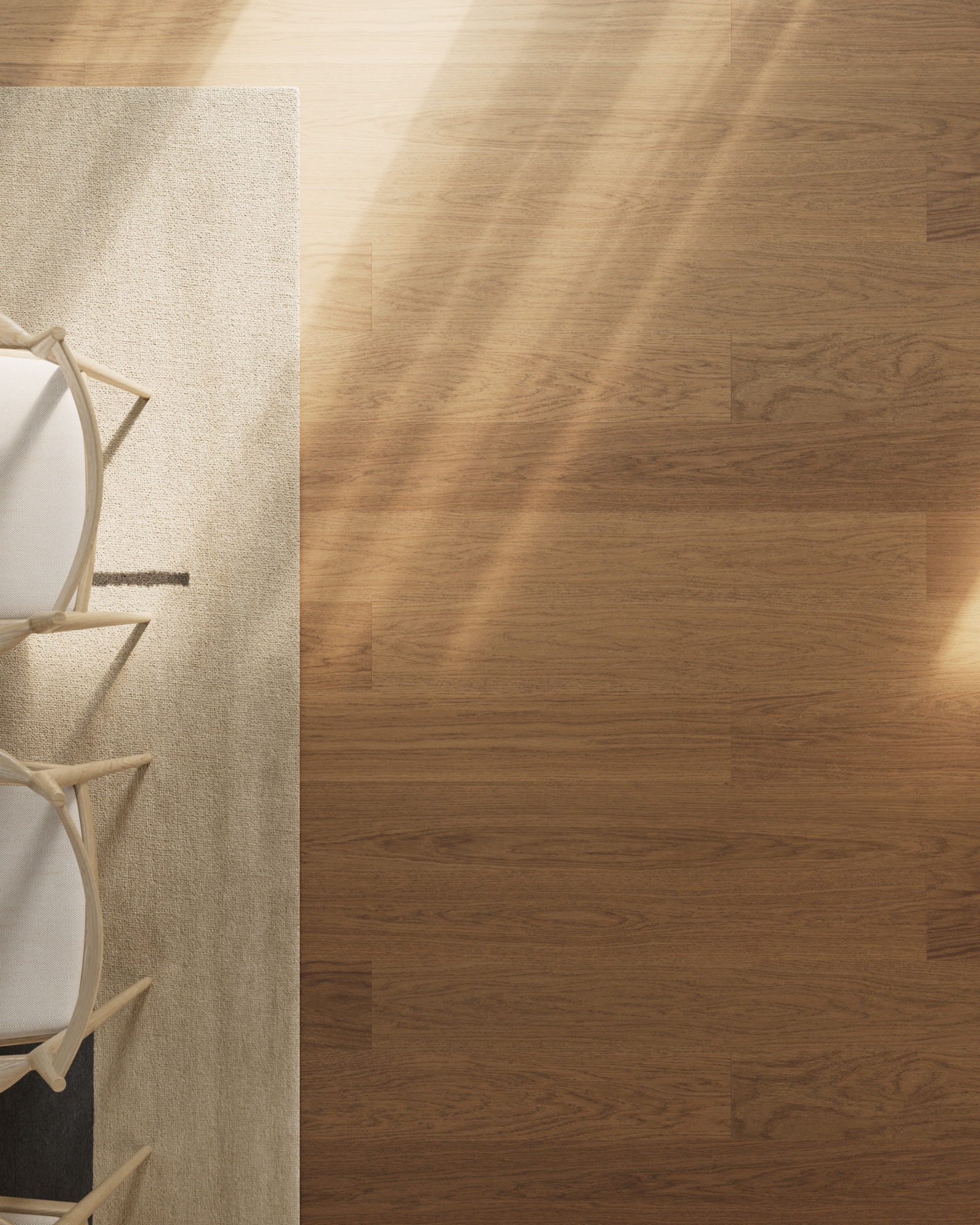 Lame de parquet hybride Bjelin Woodura Venestad chêne Terra Brown 3