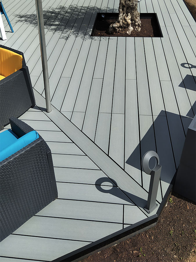 Terrasse Optima Plus Basalte 10