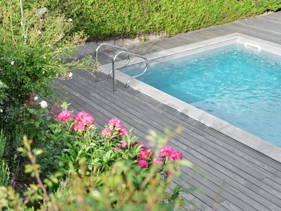 Terrasse durable en Allemagne : élégance et longévité avec l'Accoya Gris