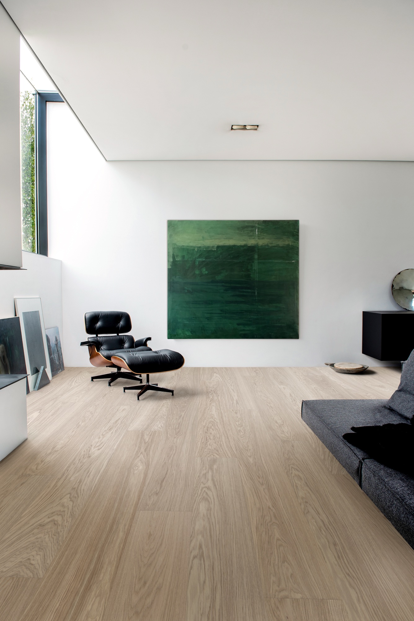 Lame de parquet hybride Bjelin Woodura Vejby chêne Misty White 2