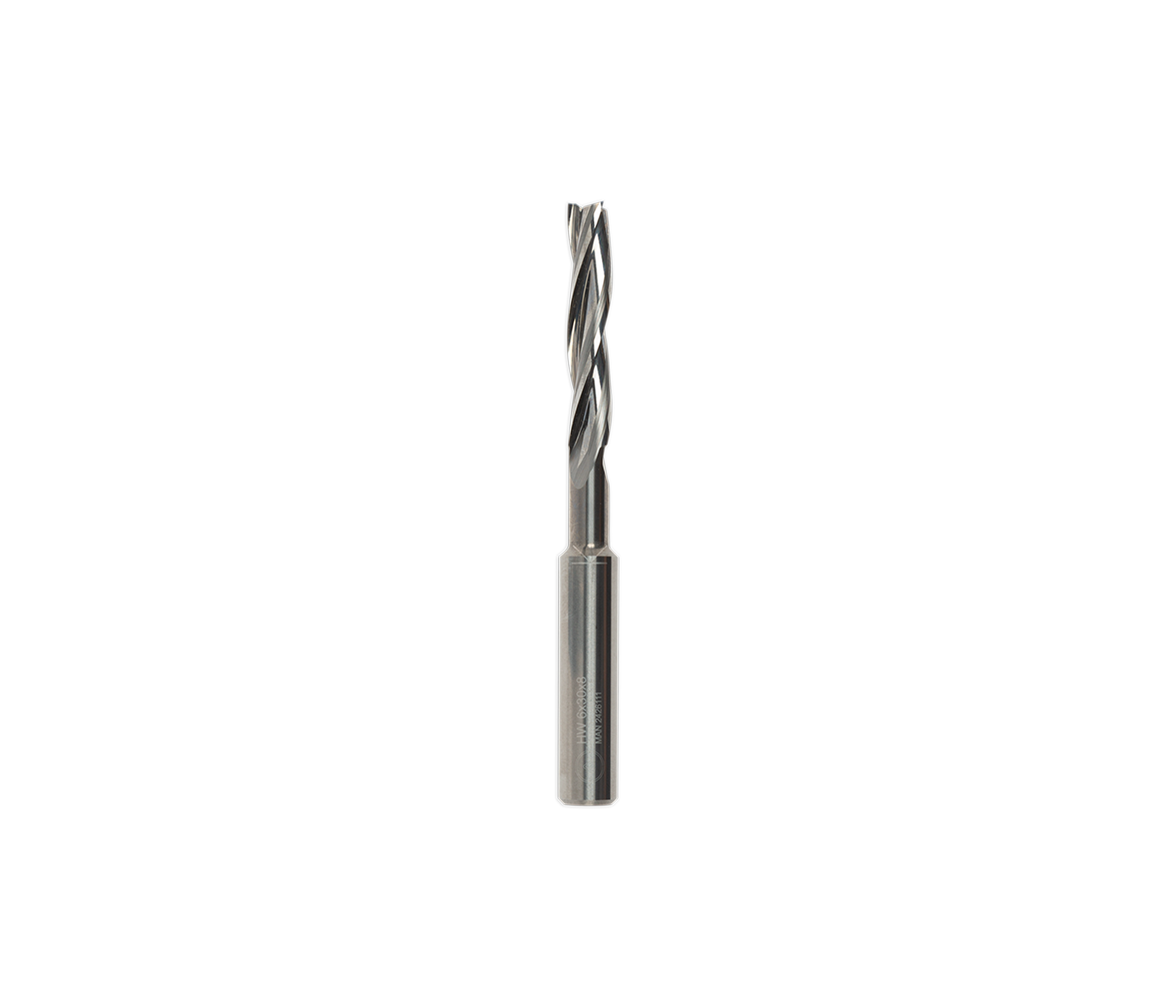 6 mm X 30 mm Fraise hélicoïdale positive à trois dents Shaper 2