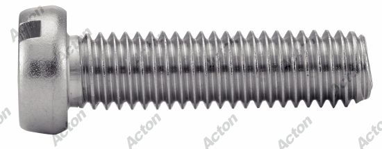 Vis à métaux tête cylindrique fendue DIN 84 inox A2 Acton 2