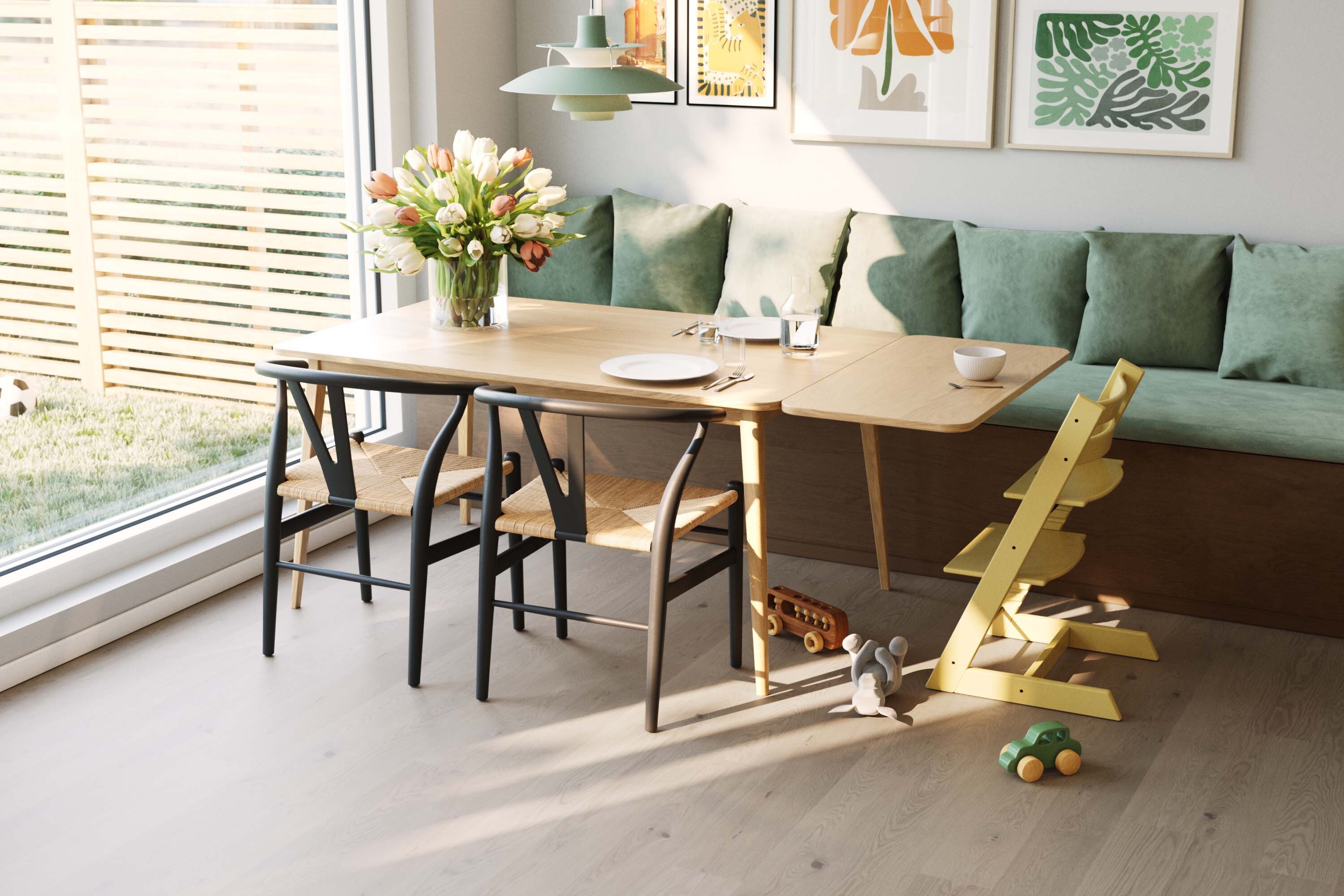 Lame de parquet hybride Bjelin Woodura Bohult chêne Earth Grey 4