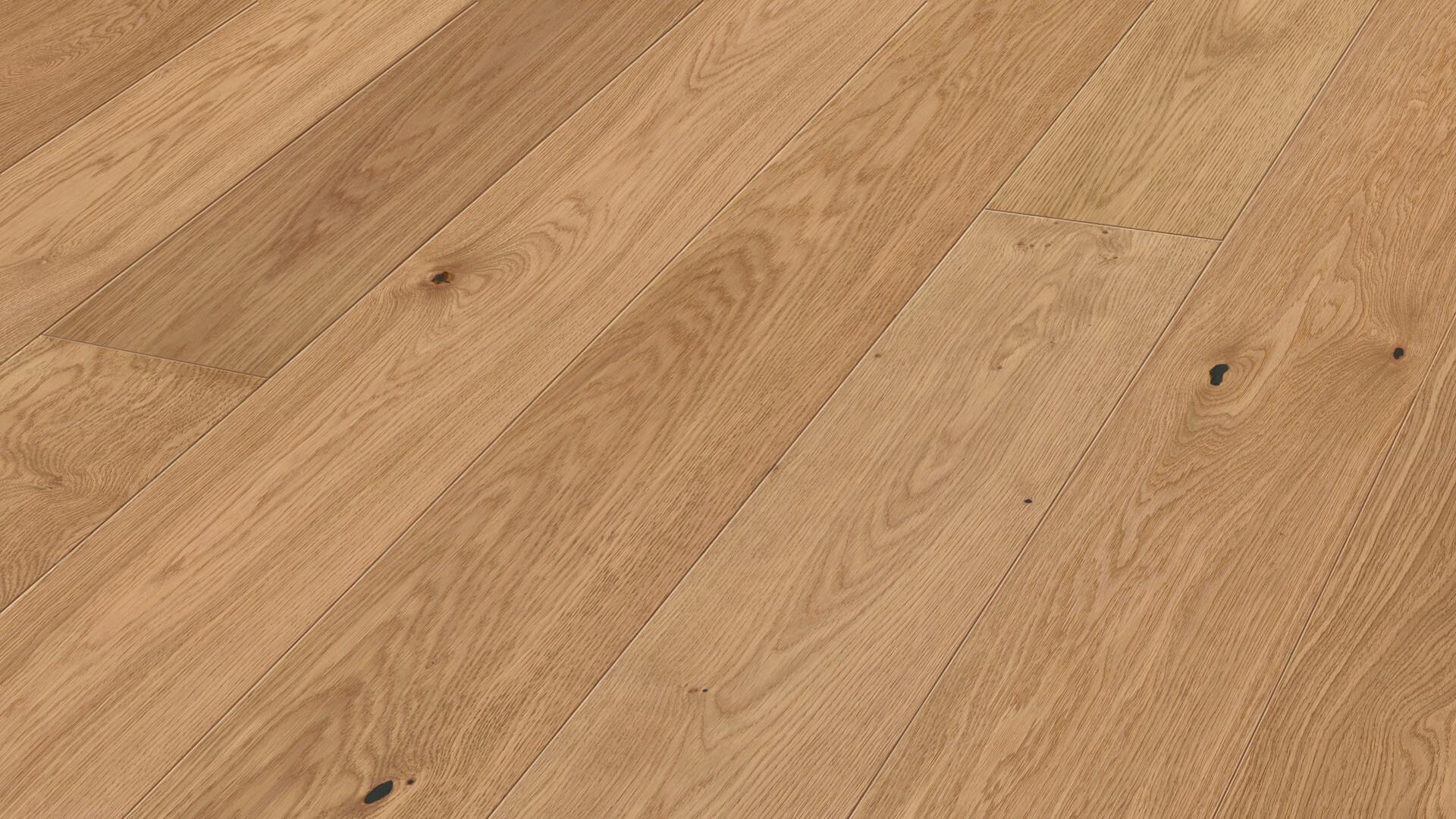 Lame de parquet contrecollé MEISTER Wood Flooring Natureflex HD 100 chêne Oak lively