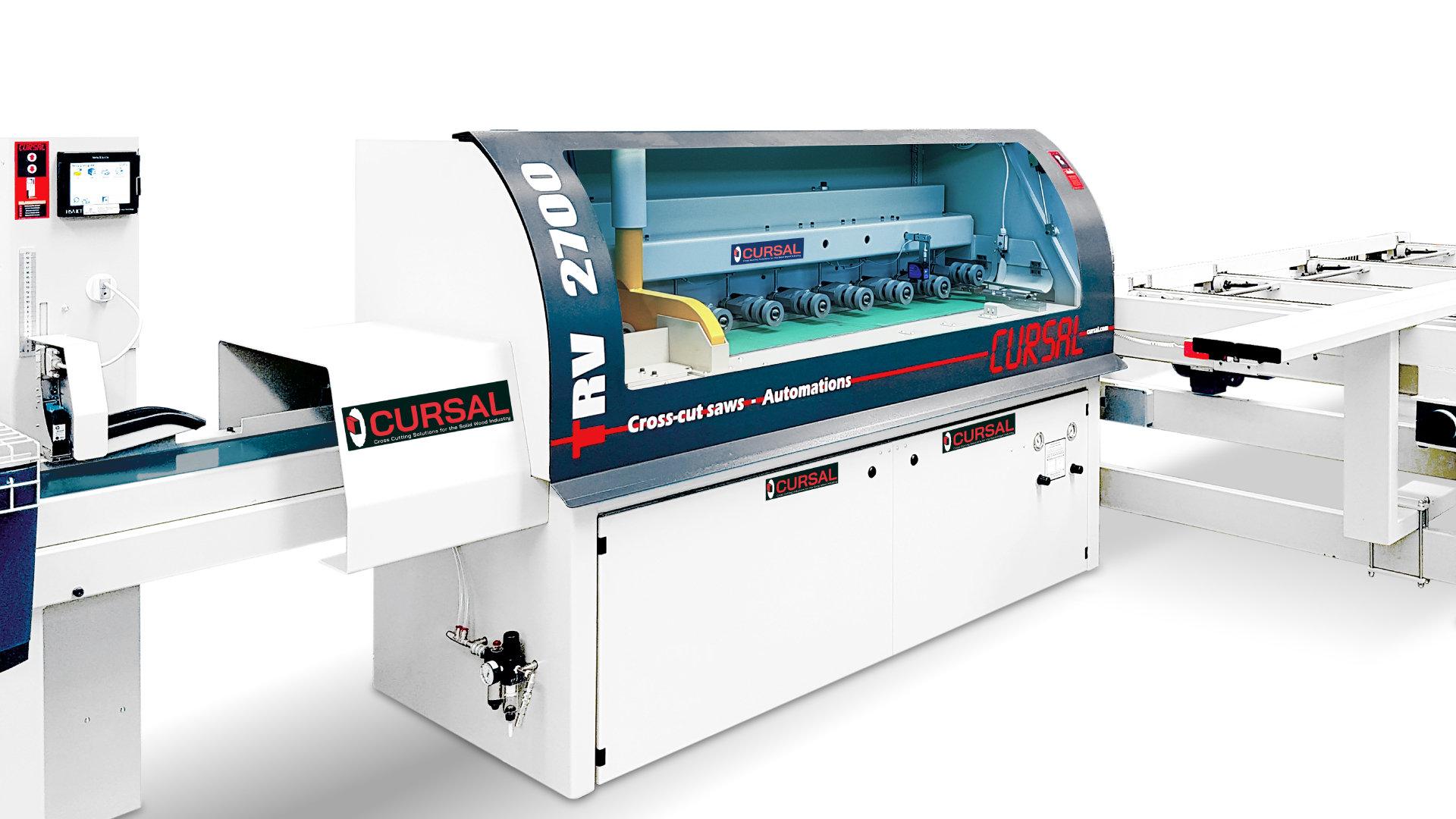 Tronçonneuse optimisatrice à tapis Cursal TRV 2700