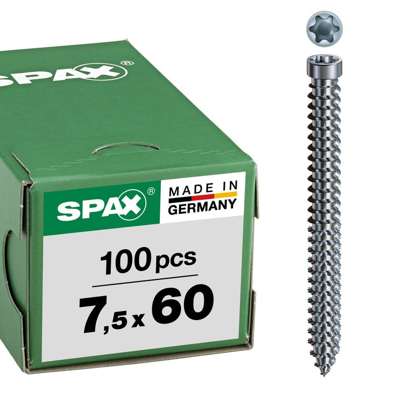 Vis d'ancrage de châssis SPAX WIROX tête cylindrique 2