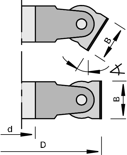 Porte-outils HW à tête inclinable LEUCO 2