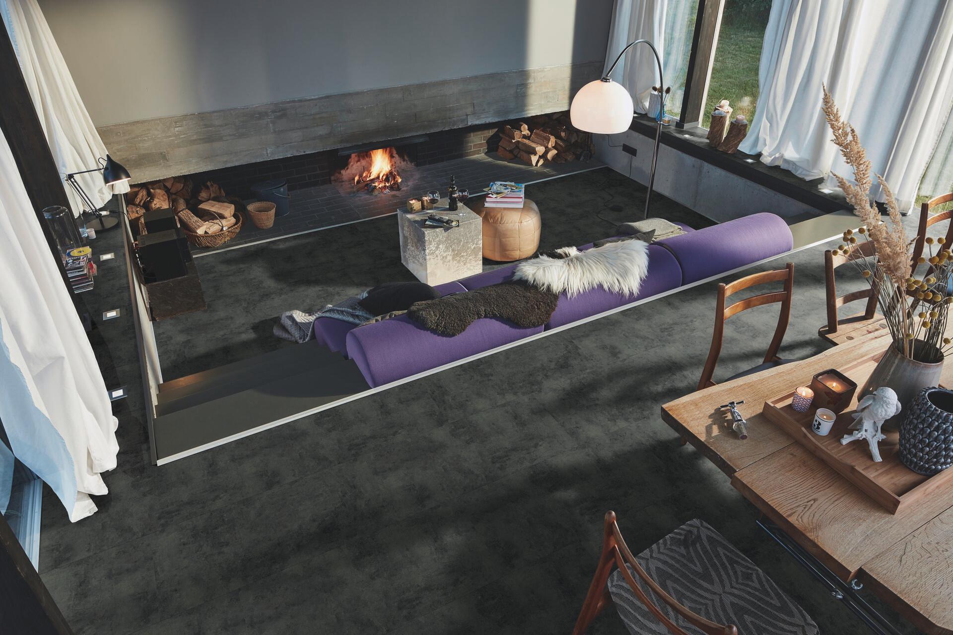 Sol stratifié Meister LB 150 Black rock 07136