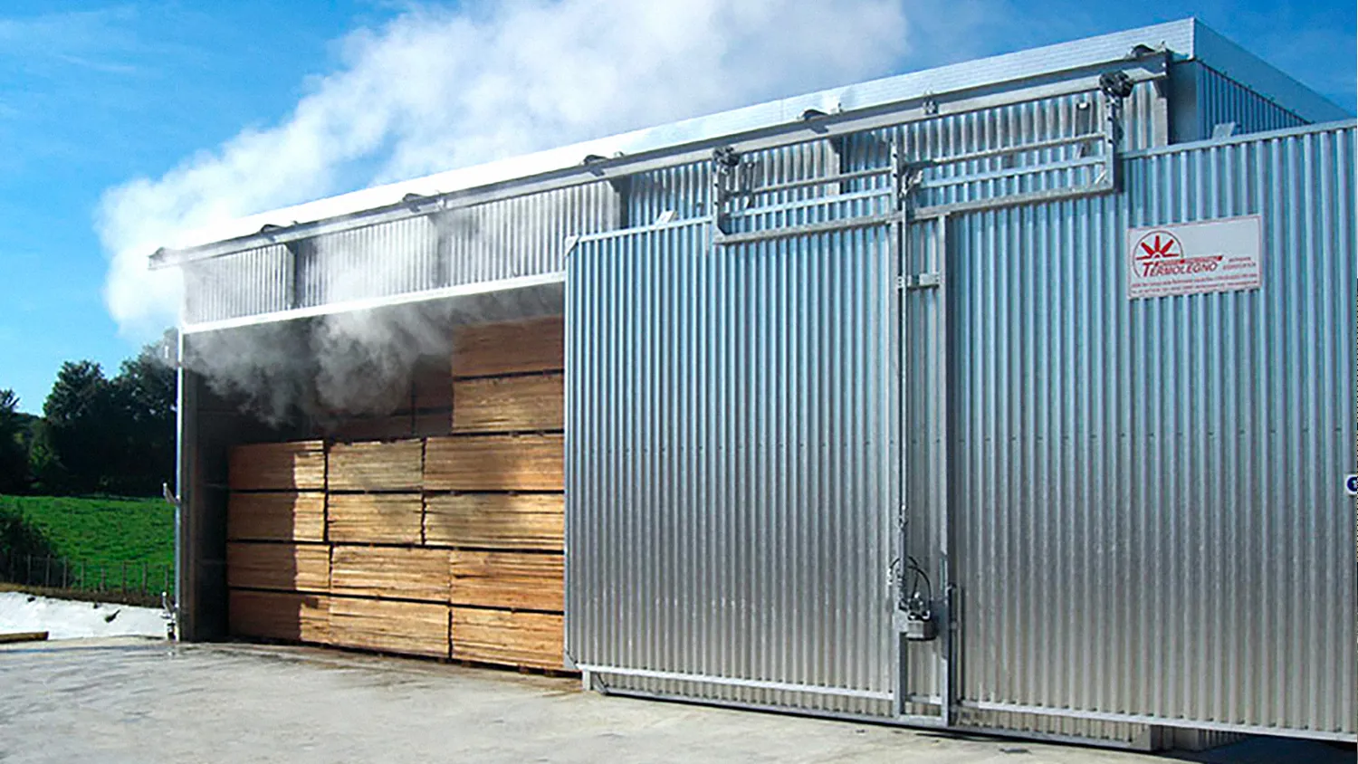 Cellule d'étuvage Termolegno vapeur 2
