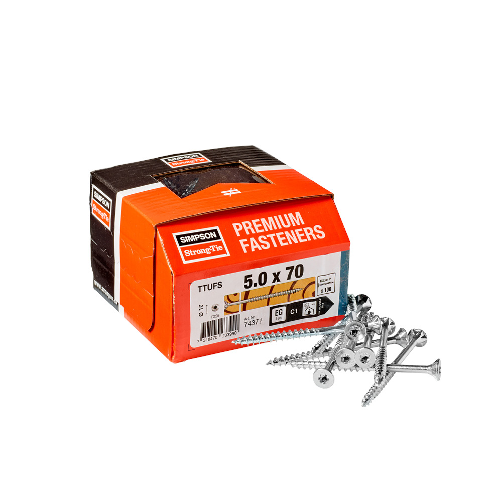 TTUFS Vis bois tête fraisée