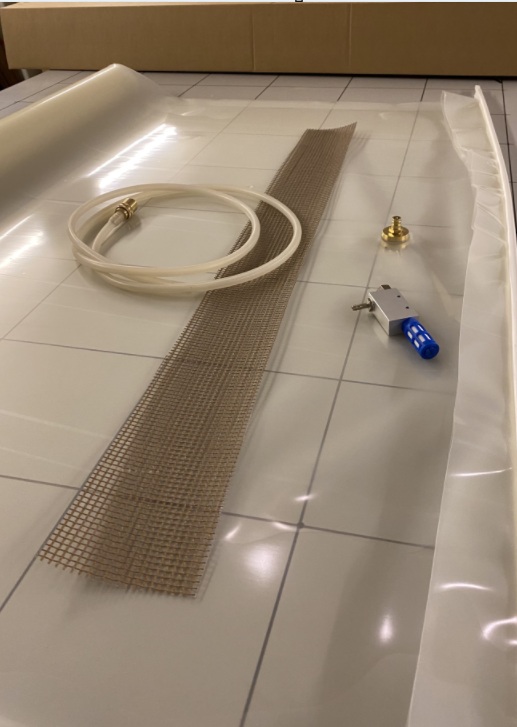 Poche à vide pour placage et cintrage du bois 300×135 cm avec