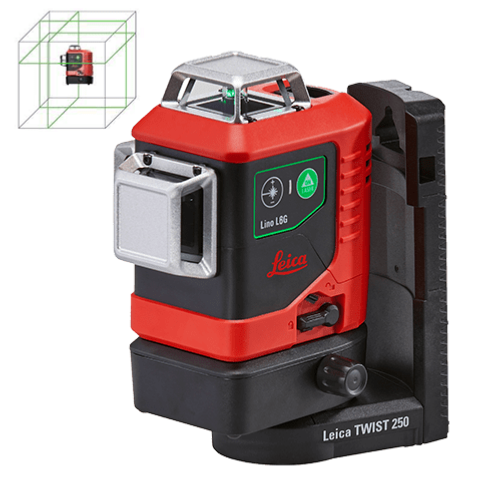 Niveau laser 3 plans 360° Leica Lino L6G Pack Premium