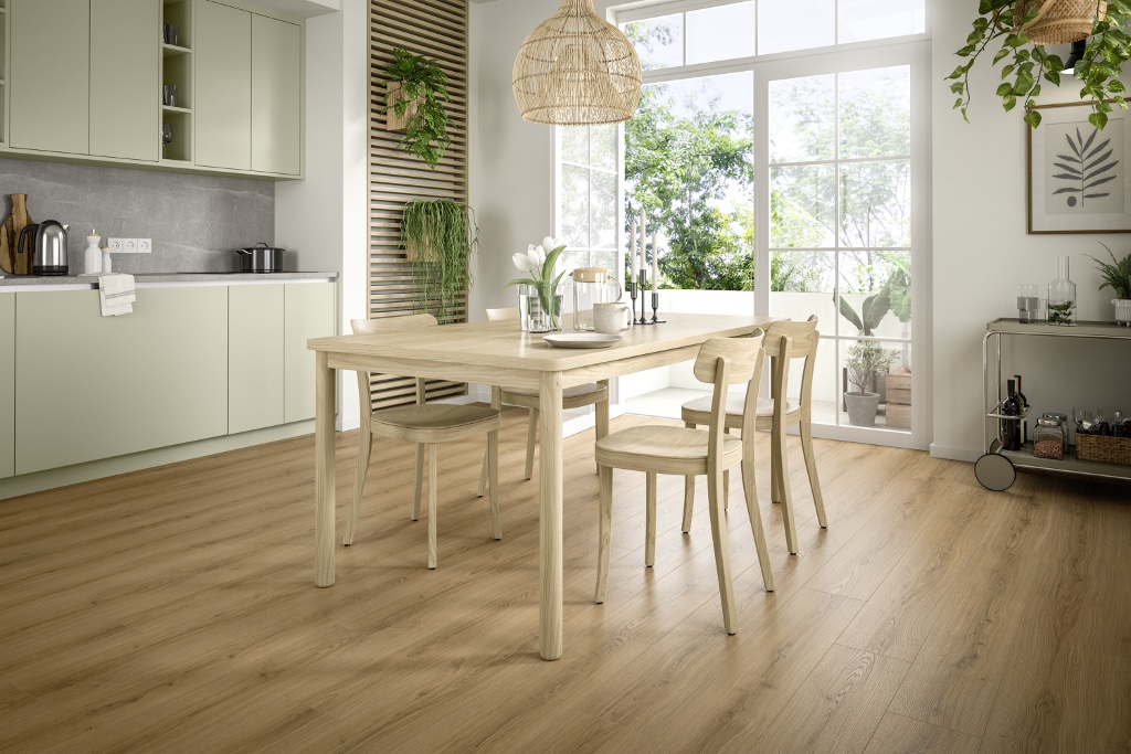 Lame de sol stratifié hydrofuge EGGER Honey Padua Oak 3