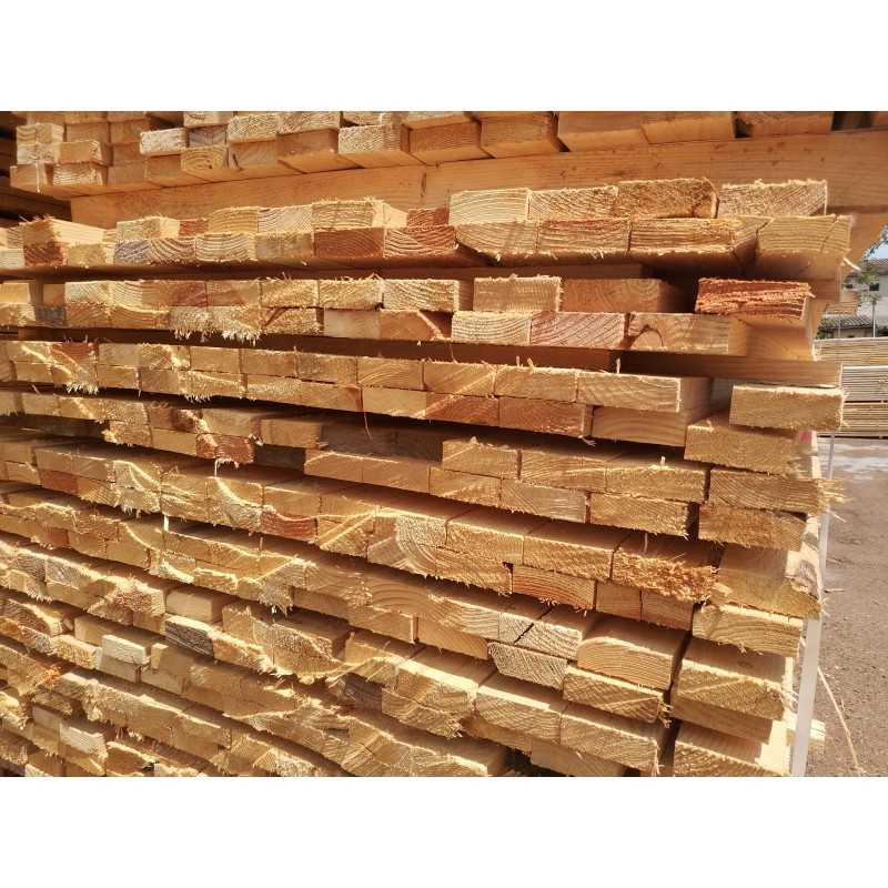 Planche 27x80 Sapin / Épicéa Brut Naturel (non traité) Choix 2-3 en 2m 2