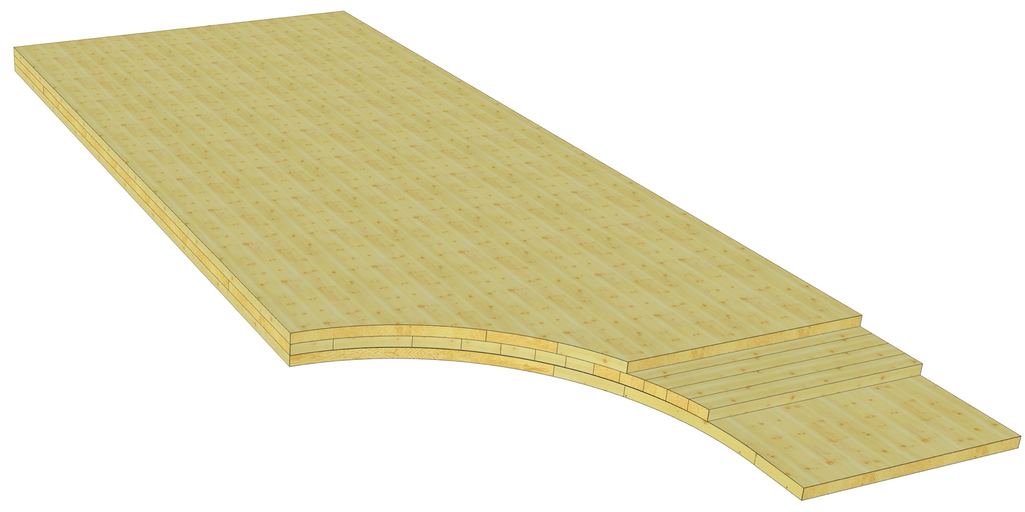 Panneau CLT grand format Schilliger en bois suisse