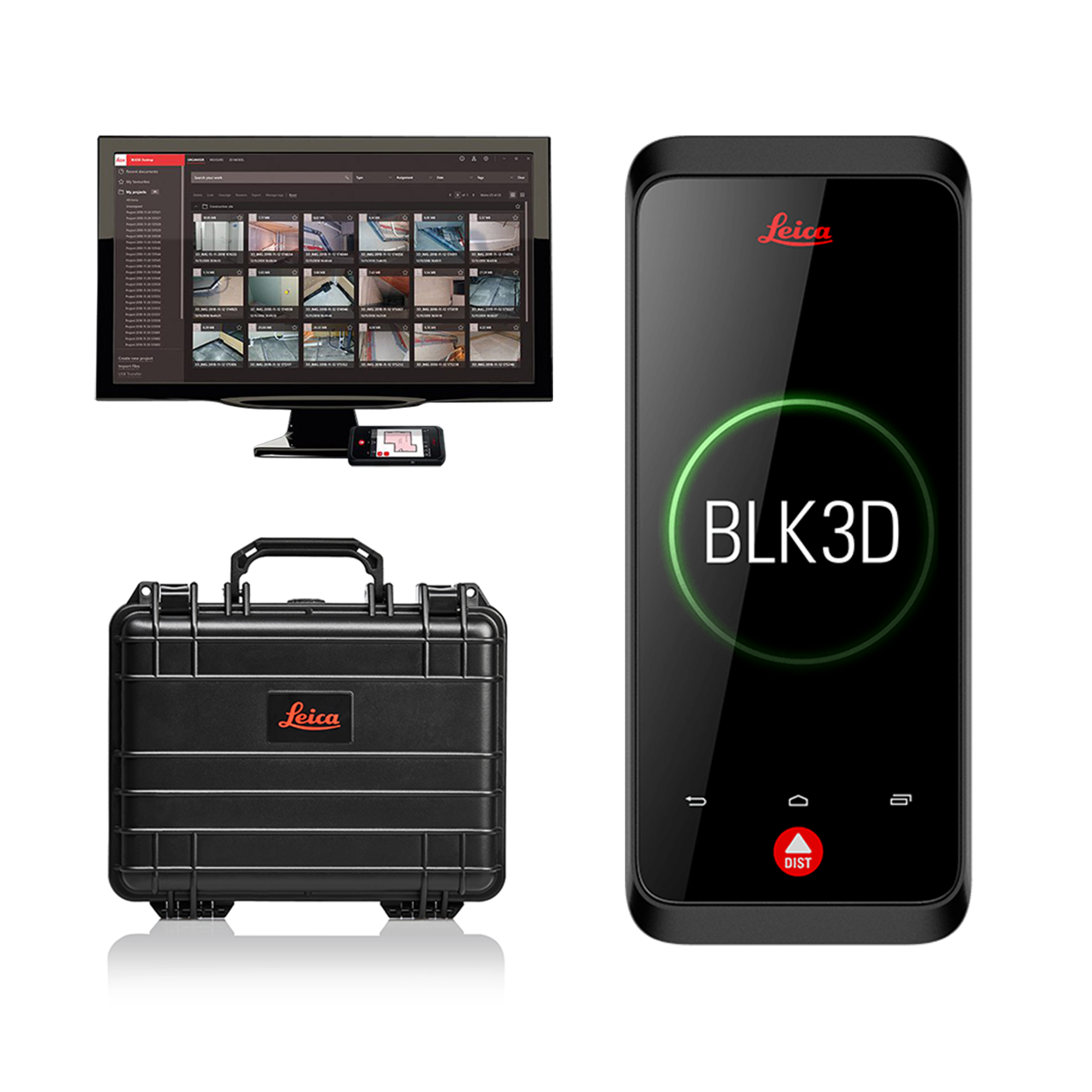 Imageur Leica BLK3D Premium et Desktop à vie avec coffret