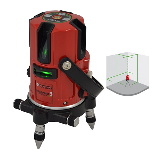Niveau laser lignes Futech Multicross 3 Green