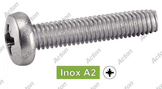 Vis autotaraudeuses tête cylindrique pozidrive inox A2 - DIN 7500 cz