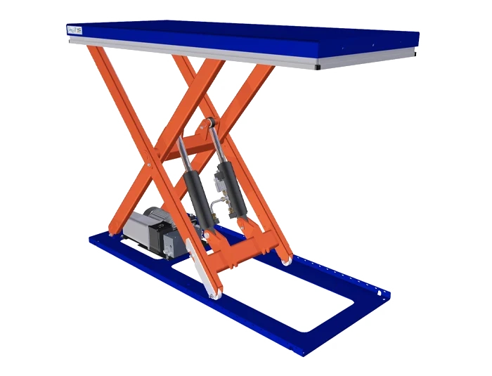 Table élévatrice à ciseaux simple acier 10 t 4