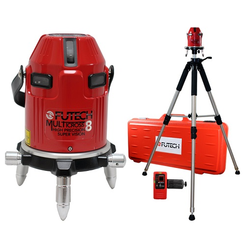 Pack niveau laser Futech MC8 HPSV trépied et cellule 4