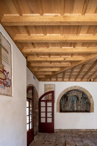 Restauration du cloître du couvent de Santo Antón de Herbón