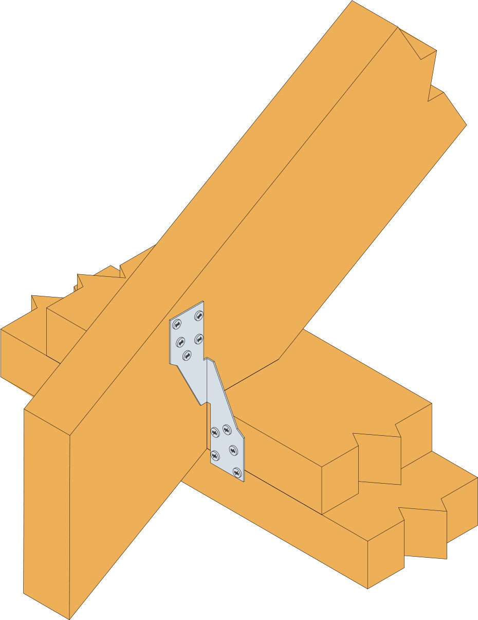 H2.5A Equerre pour fermettes et chevrons