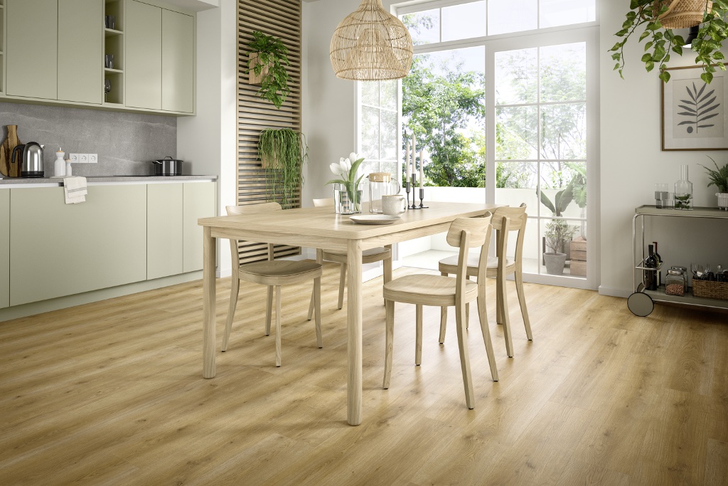 Lame de sol rigide EGGER AquaDura+ Honey Messina Oak 2