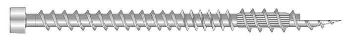 ESCRFT Vis structurelle à tête cylindrique filetage total 2