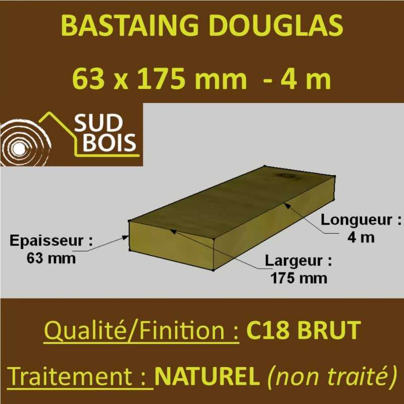 Palette de 30 Chevrons 63x175 Douglas Naturel Brut 4M