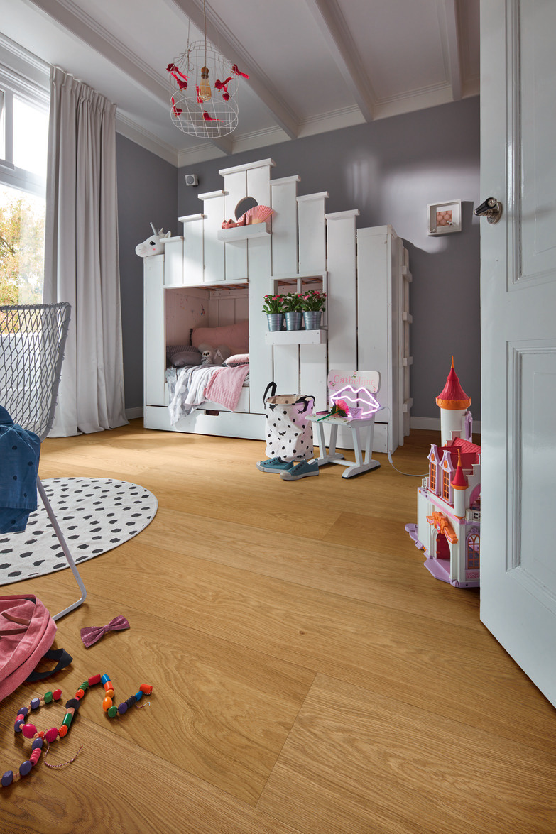 Lame de parquet contrecollé MEISTER Lindura HD 400 chêne Natural oak verni 3