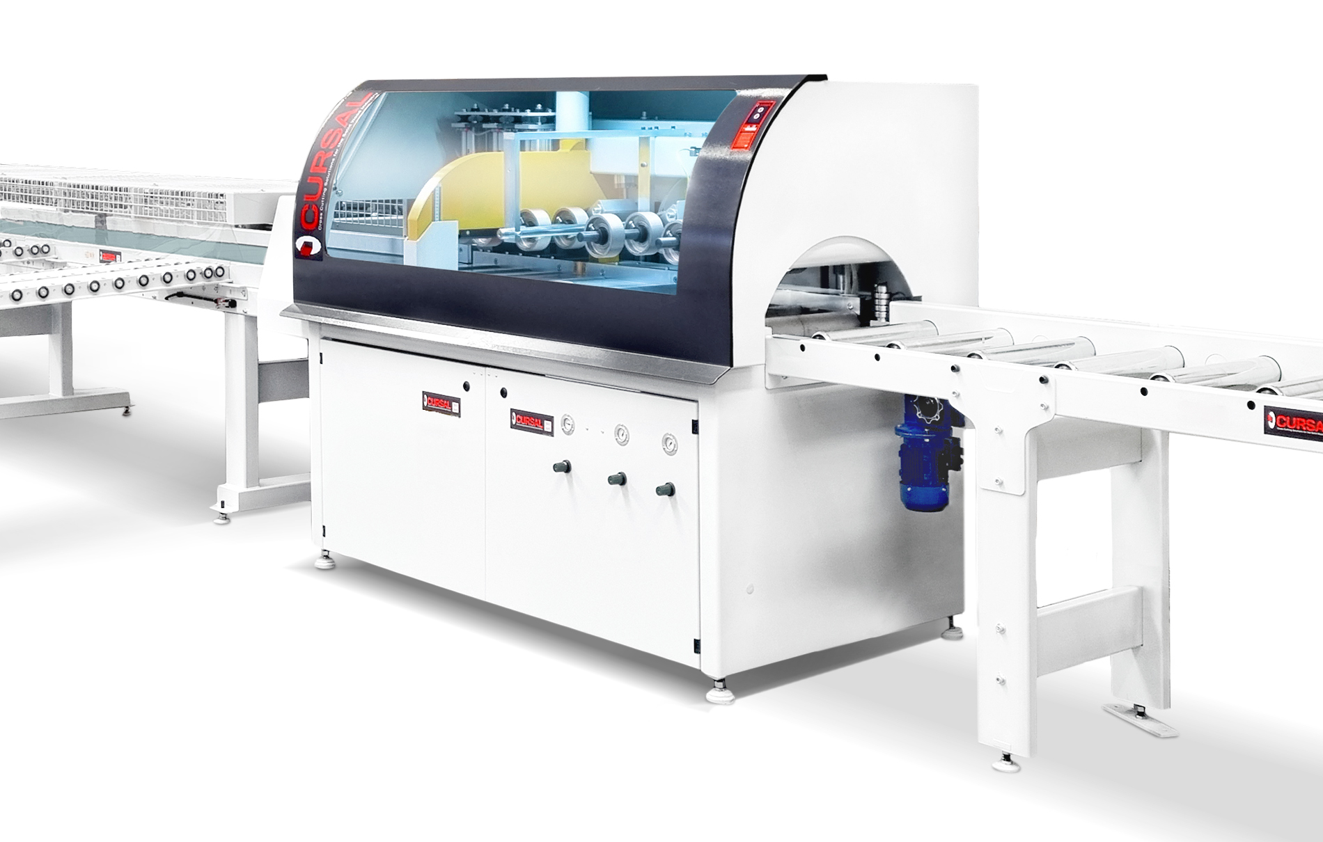 Tronçonneuse optimisatrice à rouleaux Cursal TRV 2000R