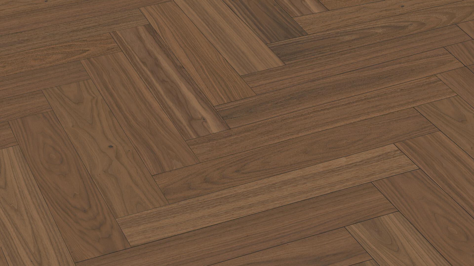 Lame de parquet contrecollé MEISTER Lindura HS 500 noyer Classic American walnut