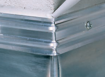 Profilé solin pliable BWK en aluminium brut 55 mm 3