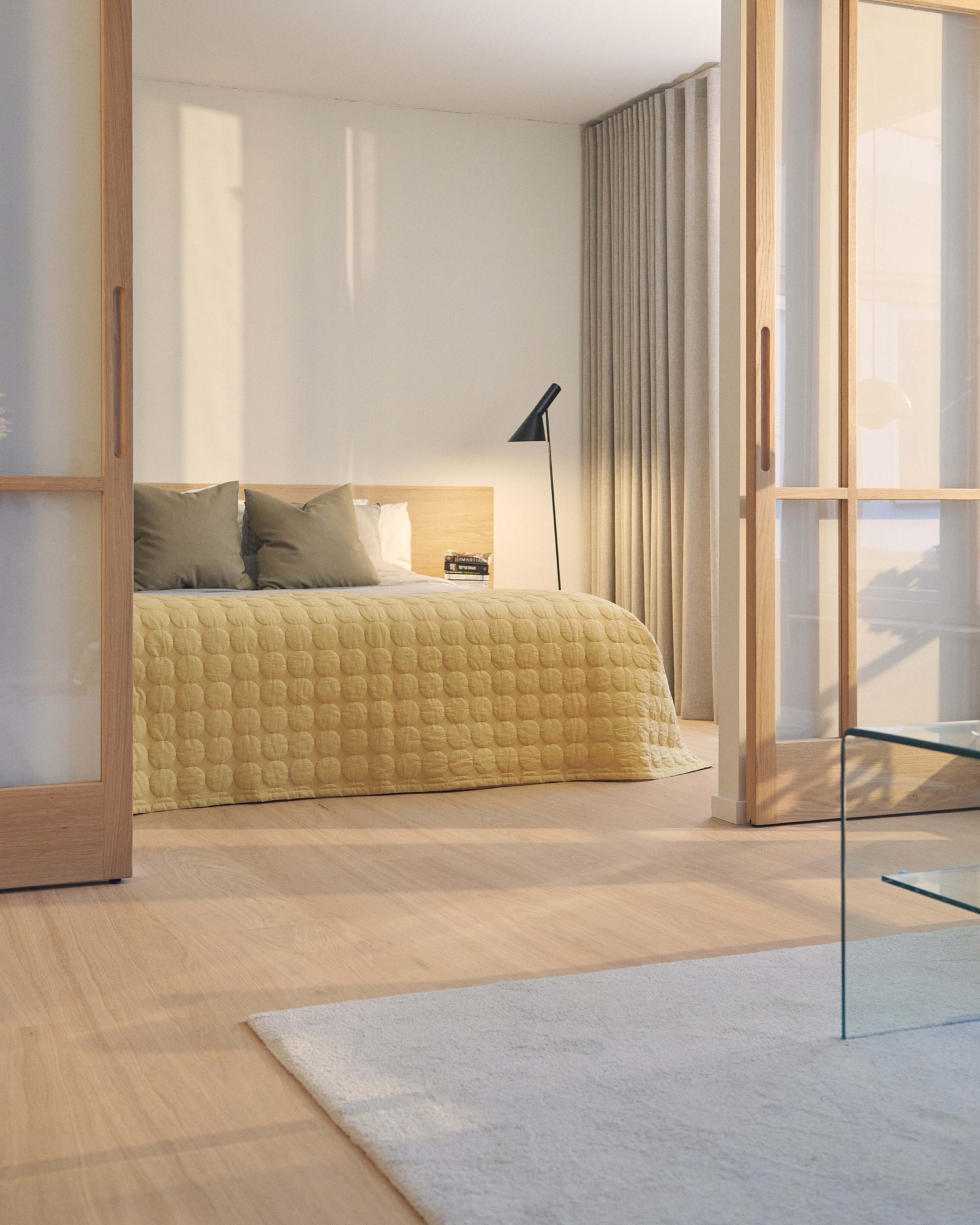 Lame de parquet hybride Bjelin Woodura Höja chêne Misty White 2