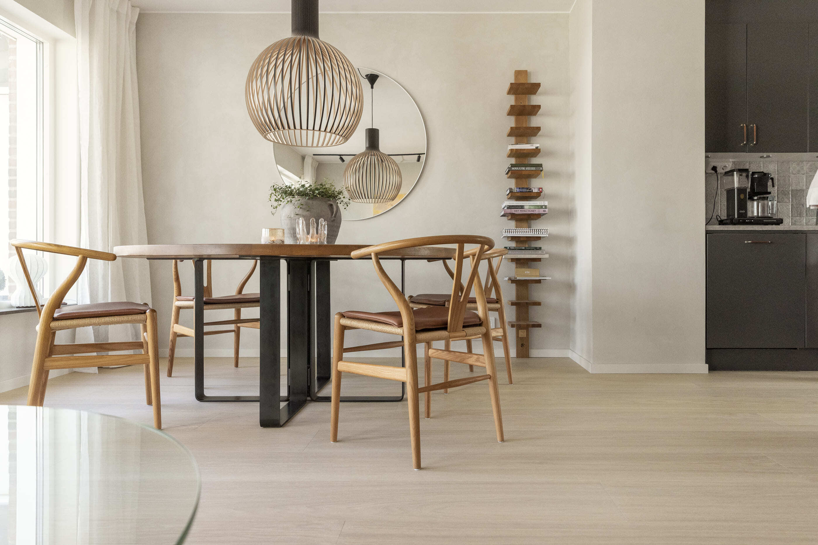 Lame de parquet hybride Bjelin Woodura Larvik chêne Powder White 4