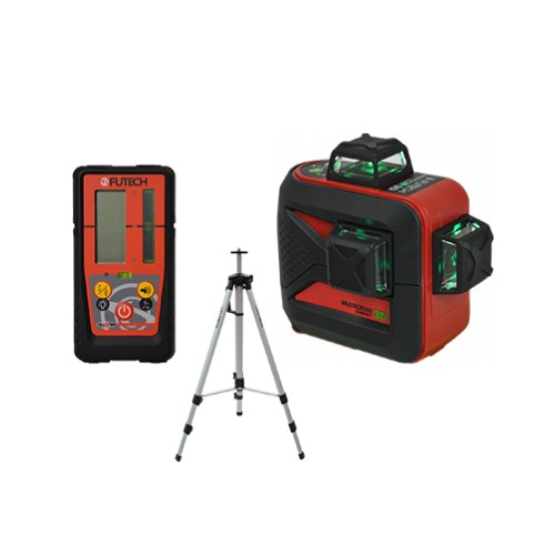 Niveau laser 3 plans Futech MC3D Compact Green Pack