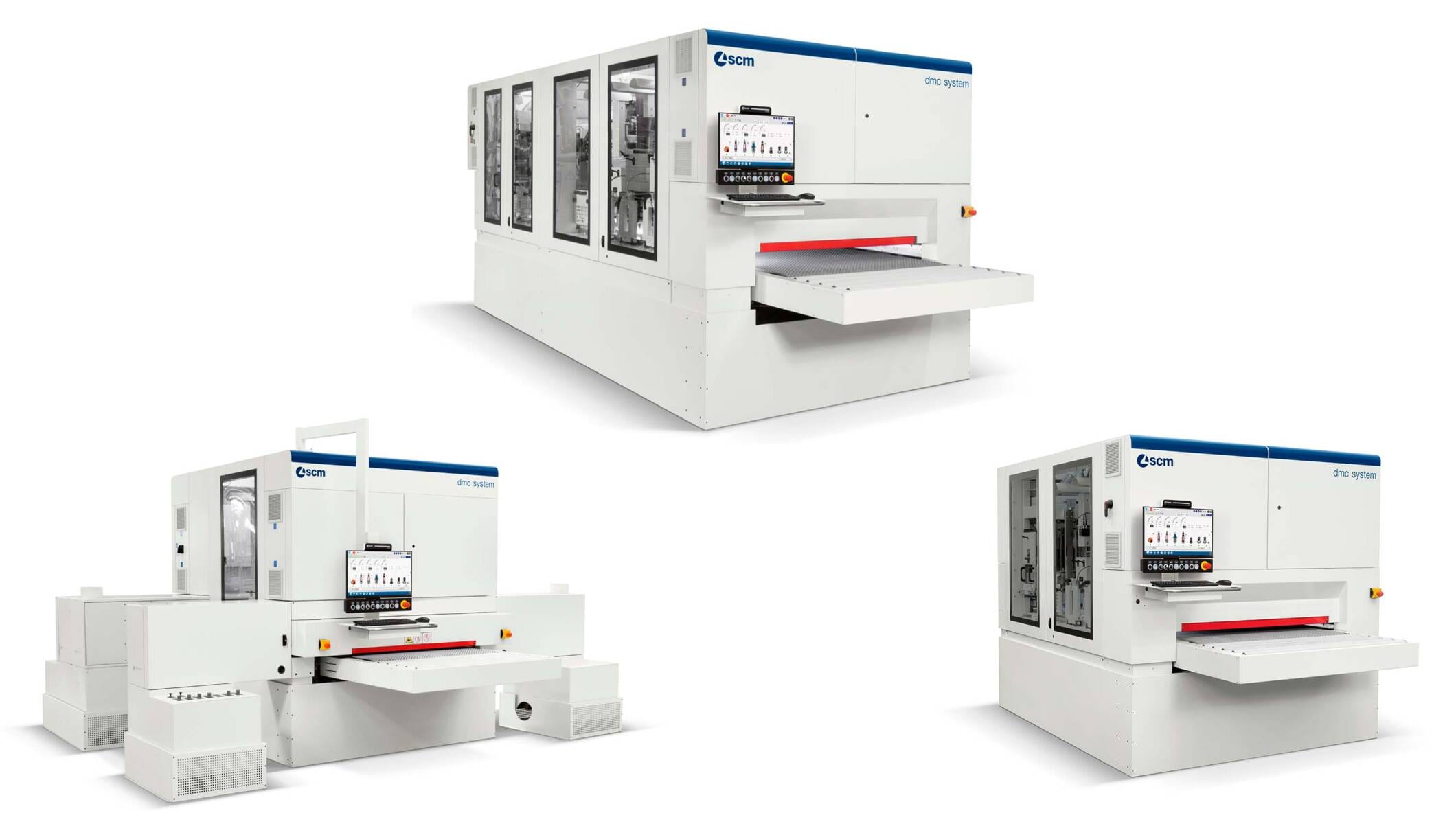 Calibreuse-ponceuse large bande SCM dmc system t
