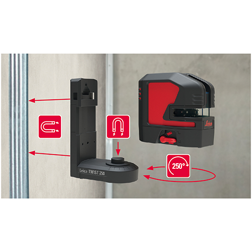 Niveau laser croix Leica Lino L2S-1 3