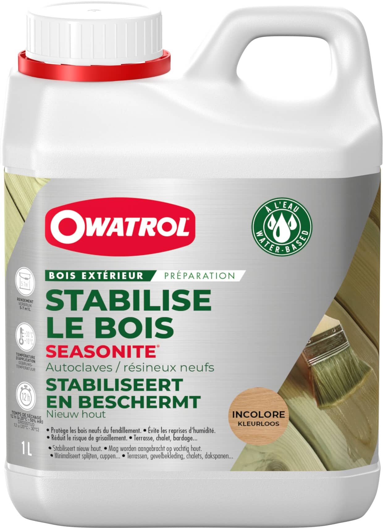 Stabilisateur bois neufs Owatrol Seasonite