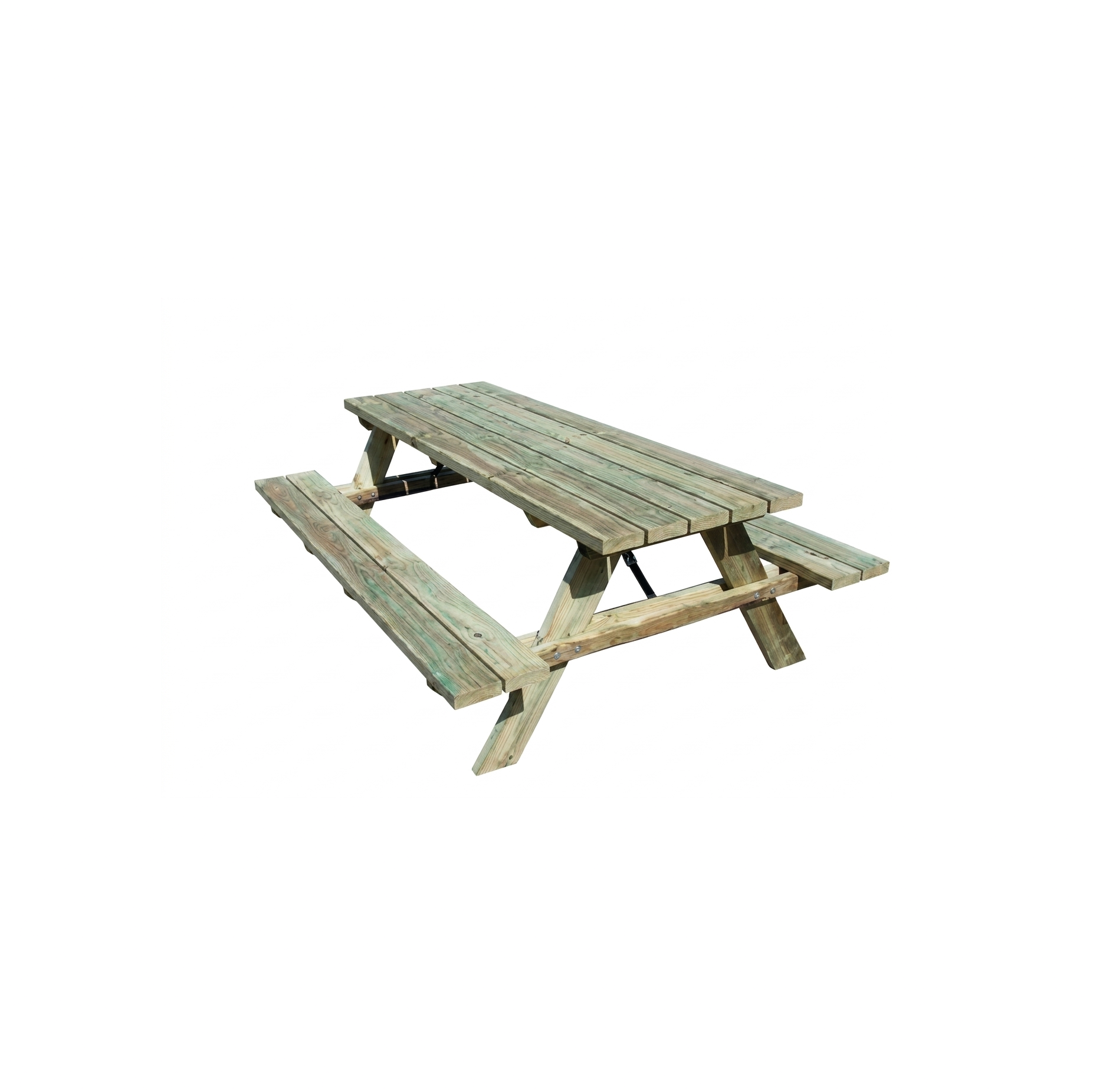 Table de pique-nique en bois 200 × 148 × 70 cm