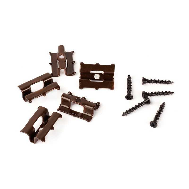 Clips + Vis pour Lame de Terrasse Bambou 2