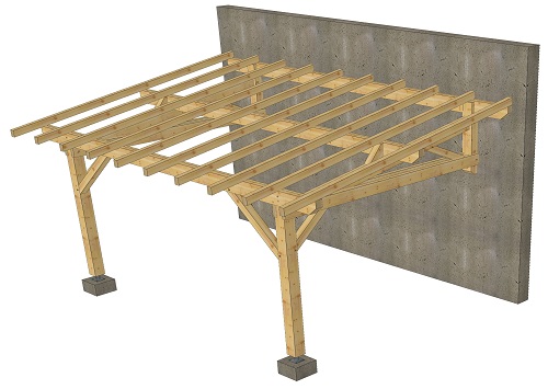 Carport en épicéa Chamechaude 3