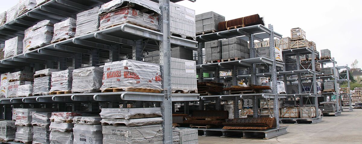 Rayonnage cantilever OHRA pour charges lourdes 4