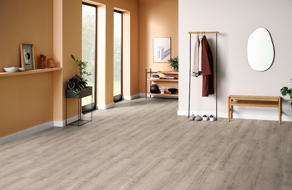 Lame de sol rigide EGGER AquaDura+ Grey Savona Oak 2