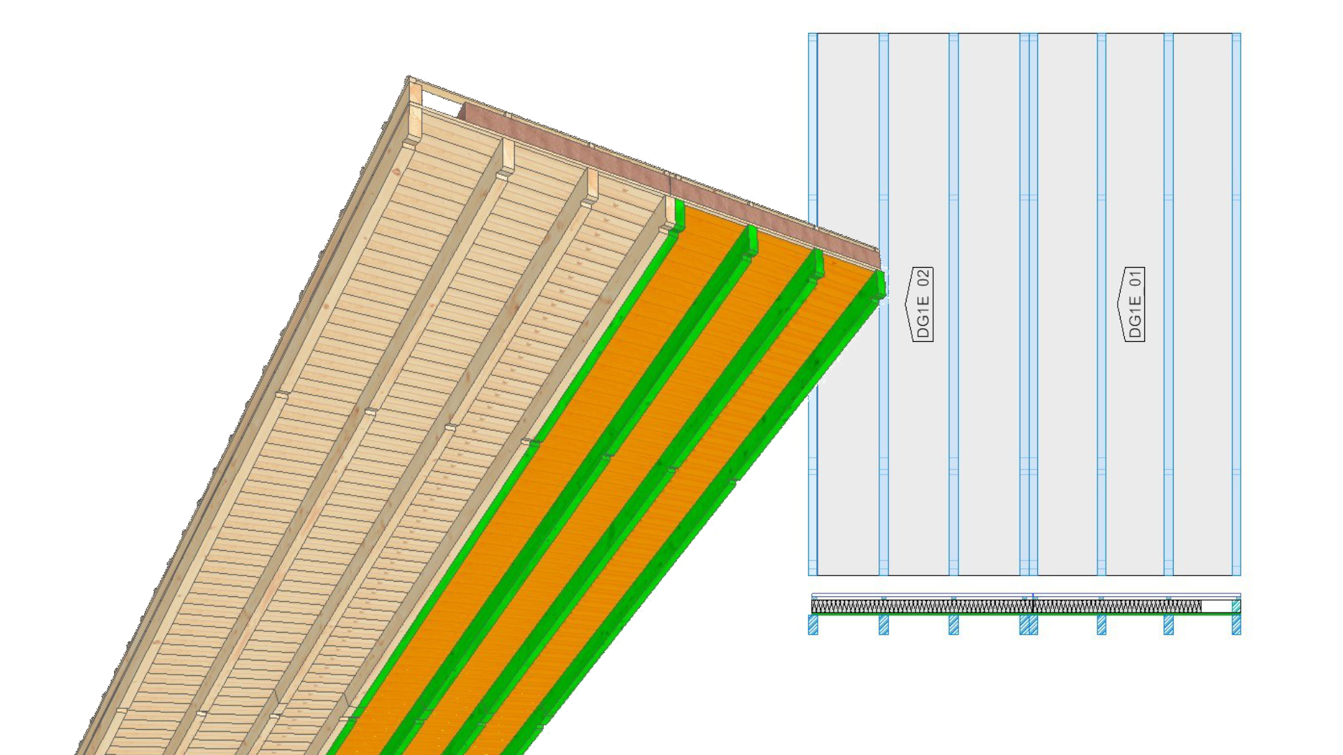 Module SEMA Élément de toit et de plancher