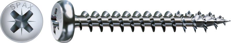 Vis universelle SPAX WIROX tête ronde Ø 3–5 mm