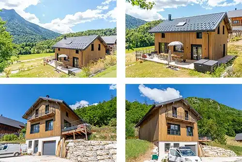 Maison passive autoconstruite en kit – Bauges