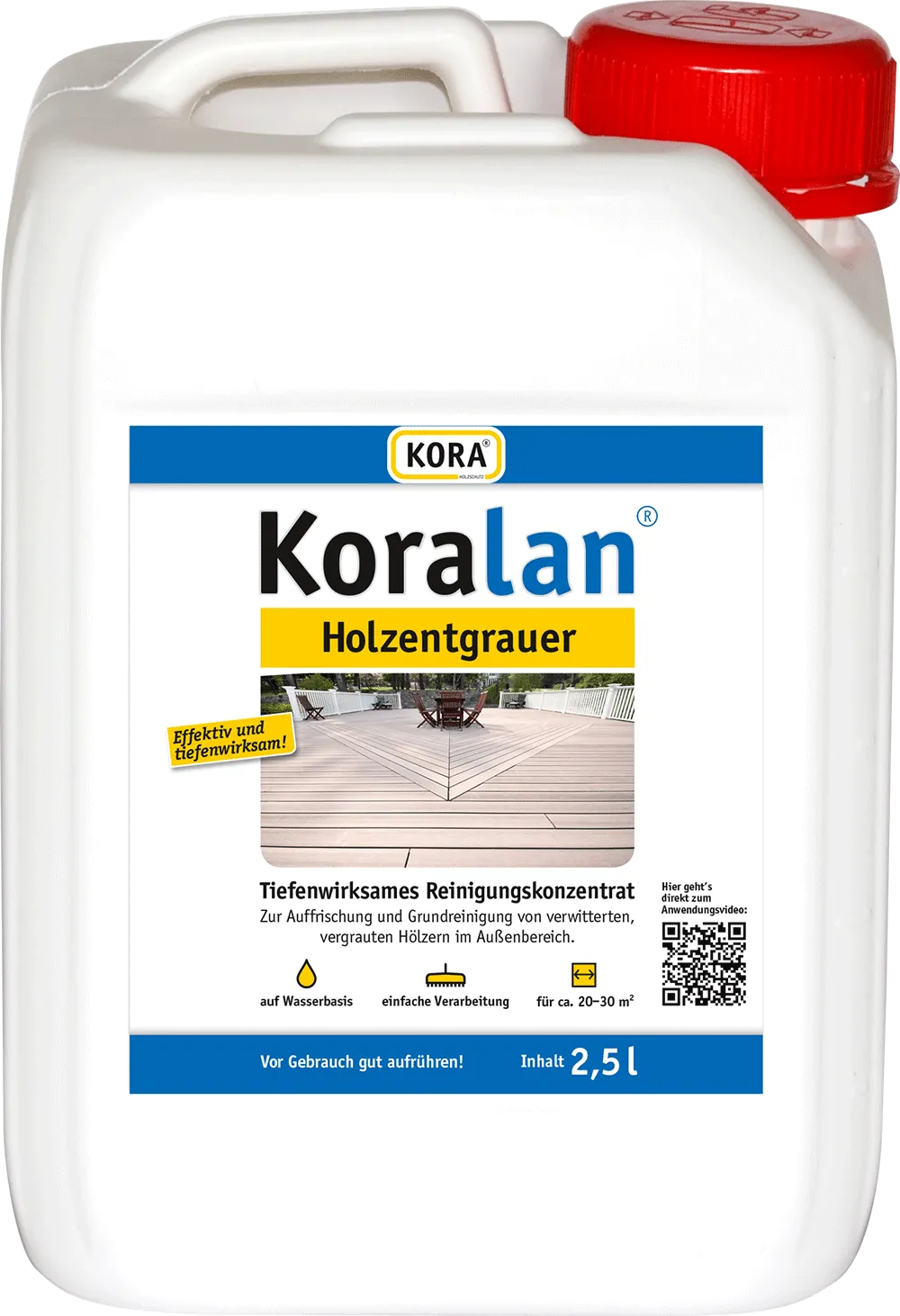 Dégriseur bois Koralan Holzentgrauer