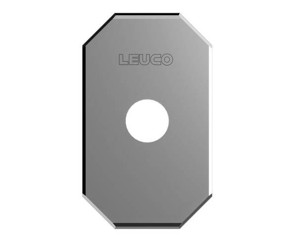 Plaquettes réversibles pour racleurs HW à 2 coupes et chanfrein LEUCO